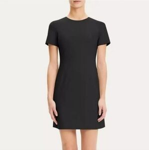 Theory Jatinn Black Mini Dress Size 12